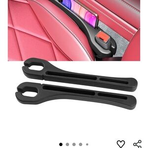 Black Car Seat Gap Filler Set